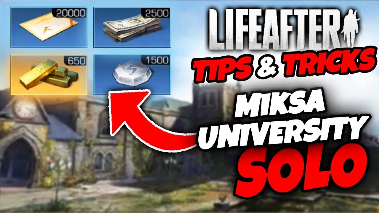 LifeAfter | Miska University EASY SOLO! | Tips & Tricks