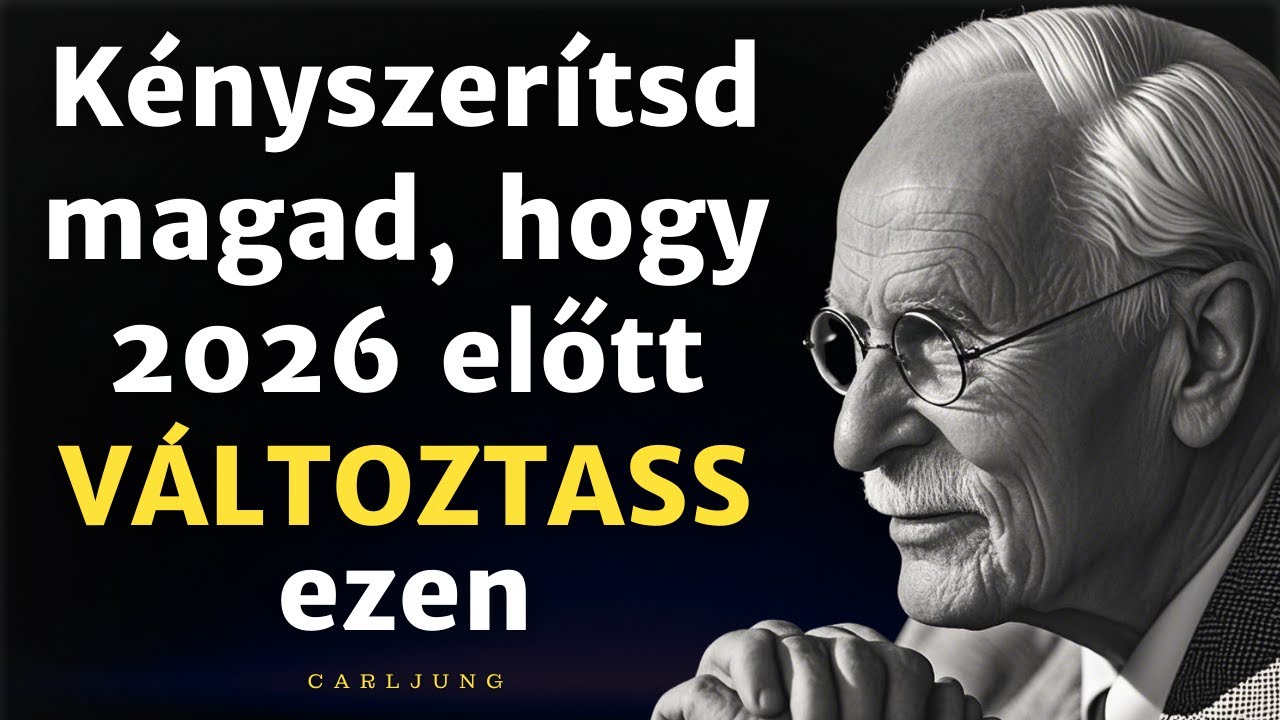 K&eacute;nyszer&iacute;tsd magad, hogy 2026 ELŐTT ENGEDD EL ezt a 9 DOLGOT az &eacute;letedből - Carl Jung