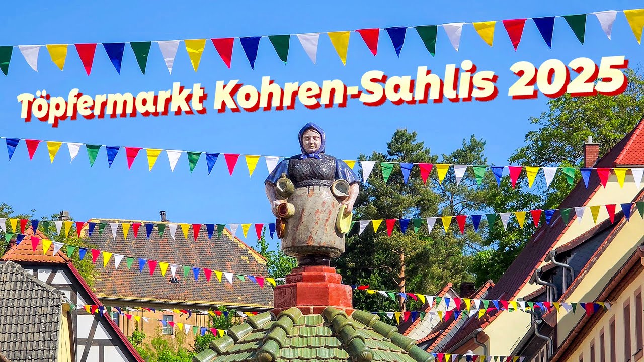 Töpfermarkt Kohren-Sahlis 2025 – Handwerk, Herz & Musik unter sächsischem Himmel