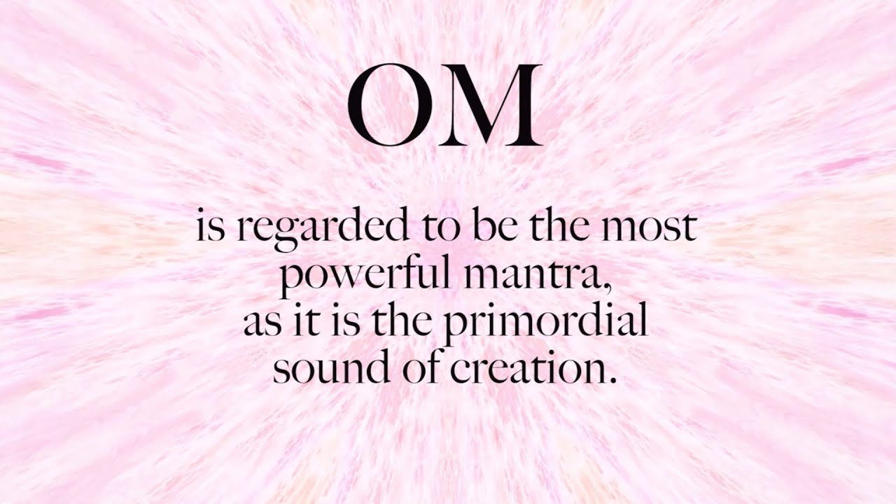 Om Meditation Mantra -  Please read the text before use