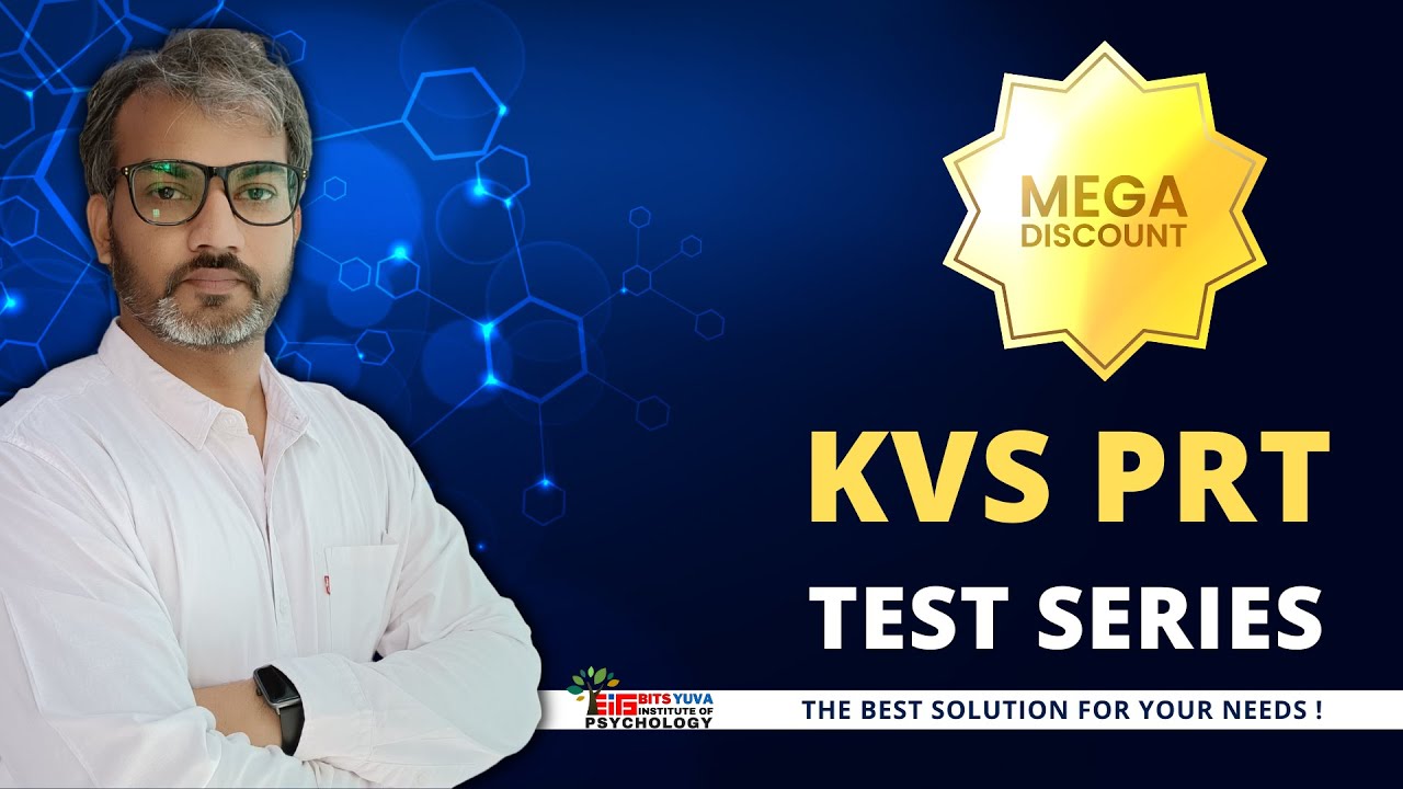 KVS PRT Test Series, 350+Tests,  BILINGUAL, BITS YUVA Institute of Psychology
