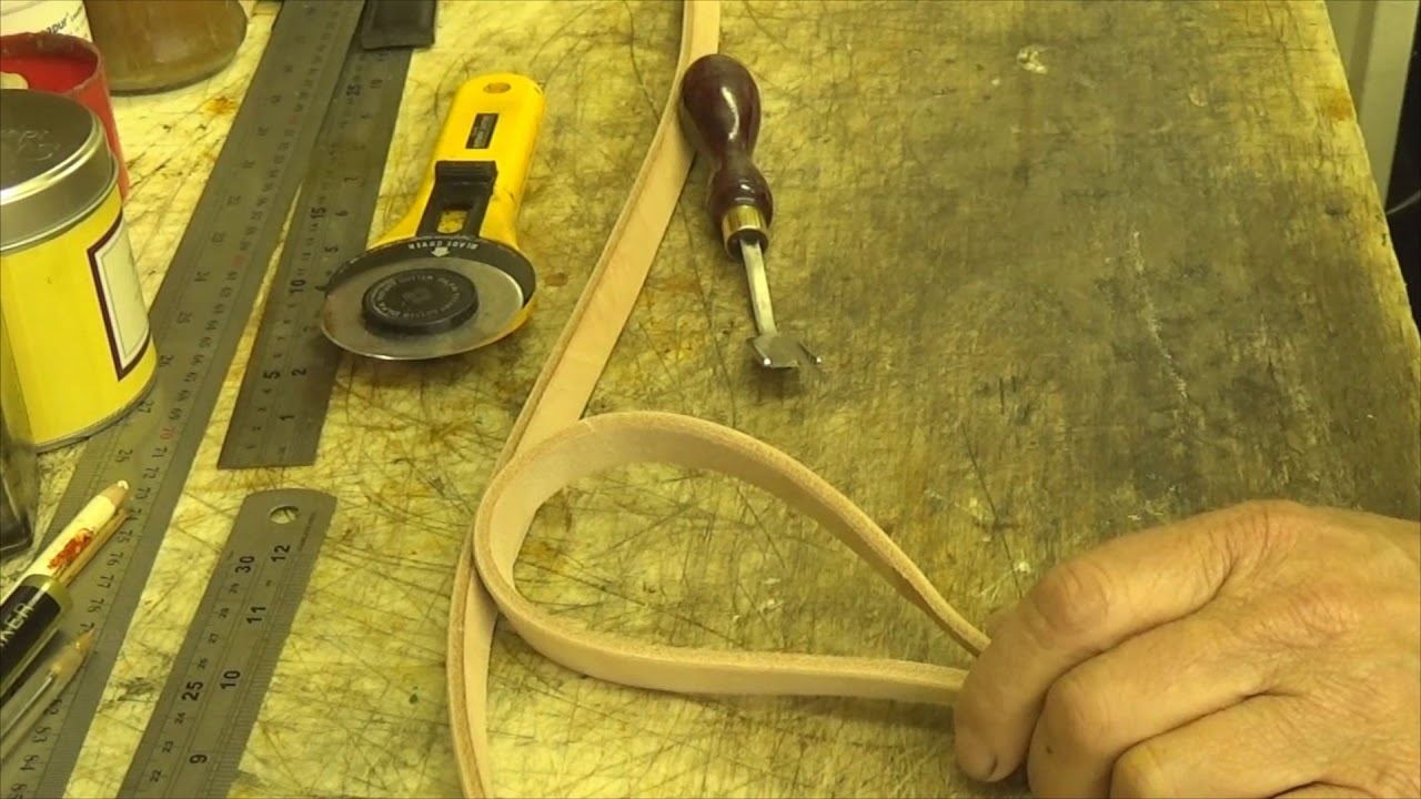 GUNDOG TRAINING Making a Flat Leather Slip Lead