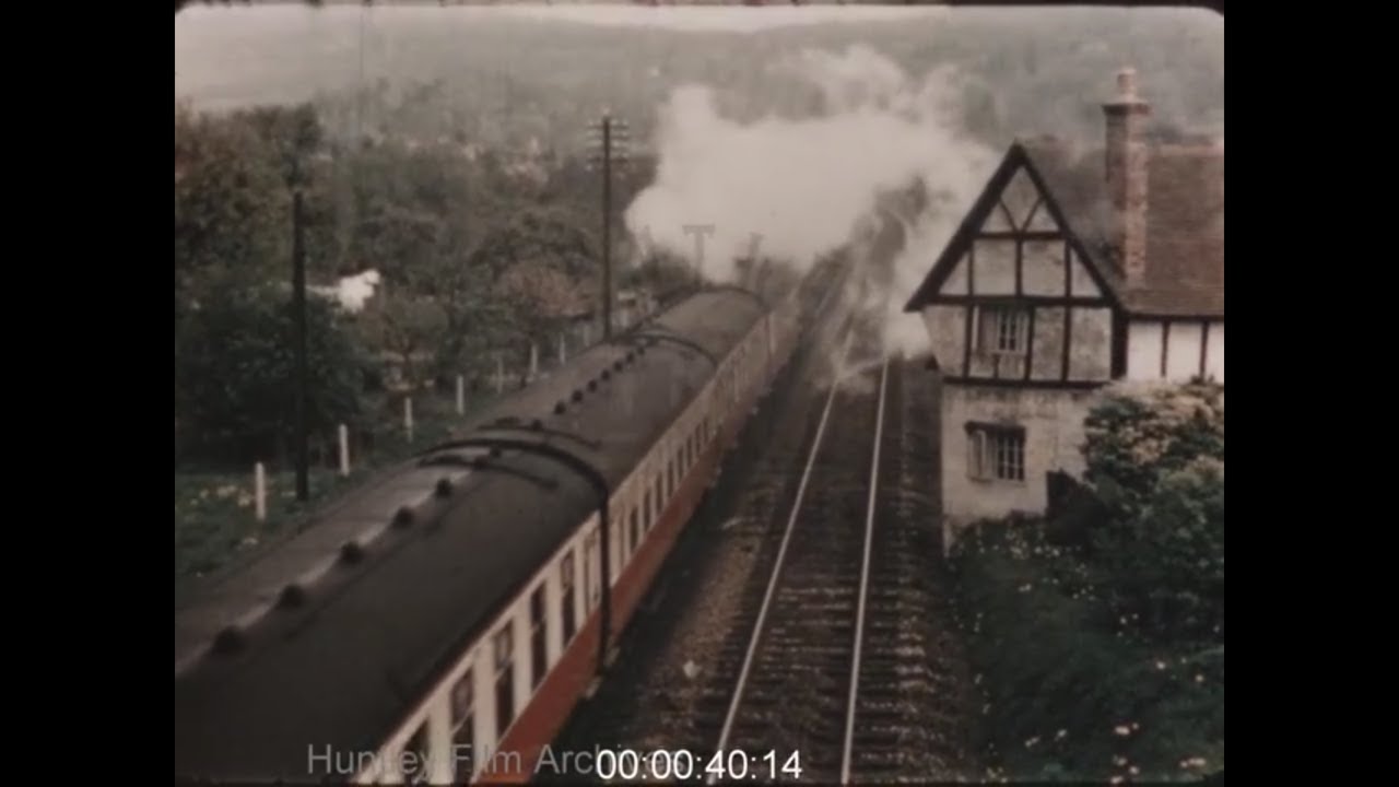 Railway Trip from Ledbury to the Malverns, 1950s - Film 1092593