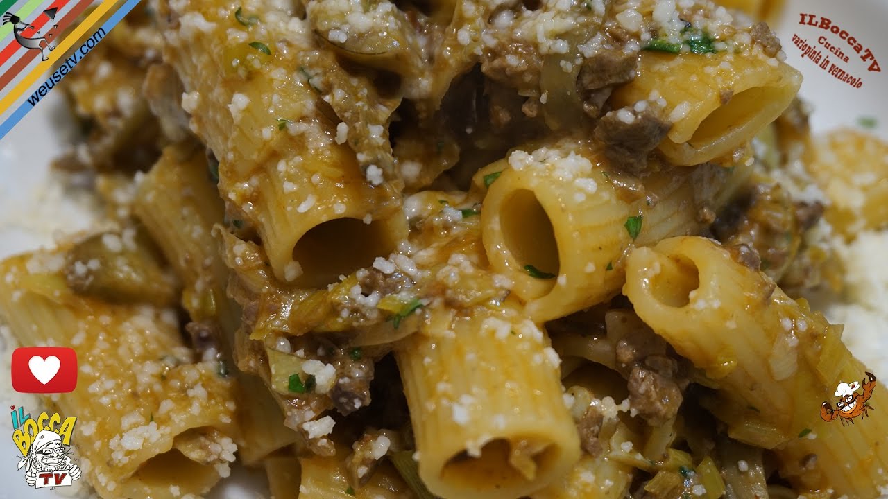 349 - Maccheroni carciofi e fegato di manzo...e ti senti pure ganzo! (primo piatto di terra facile)