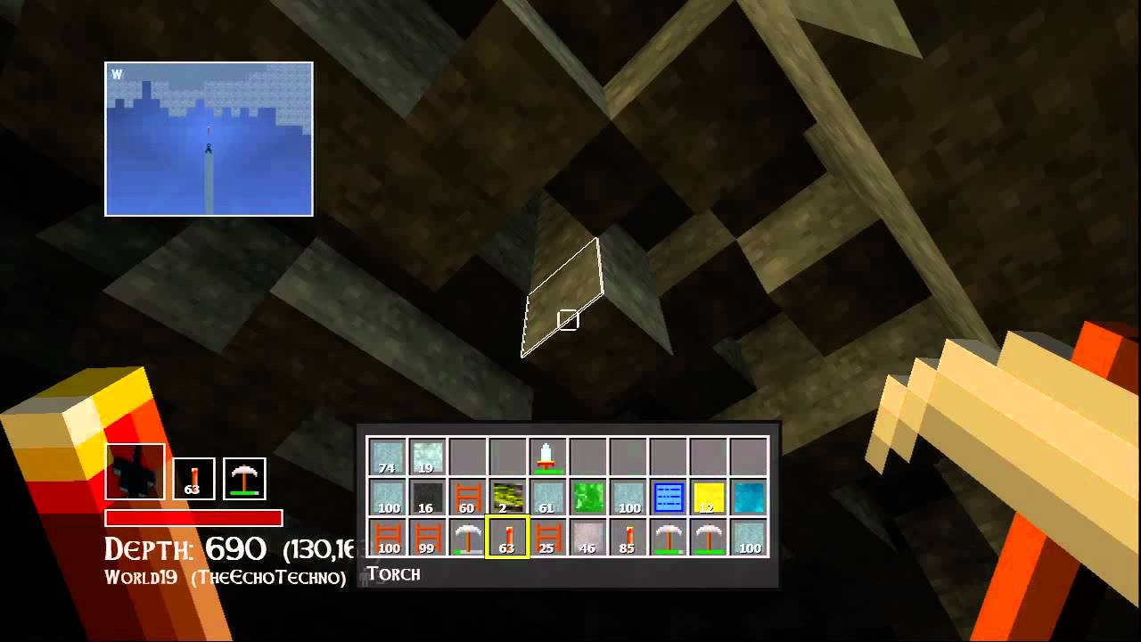 Total Miner: Underworld Challenge #24 - Earthquake While Near The Lava