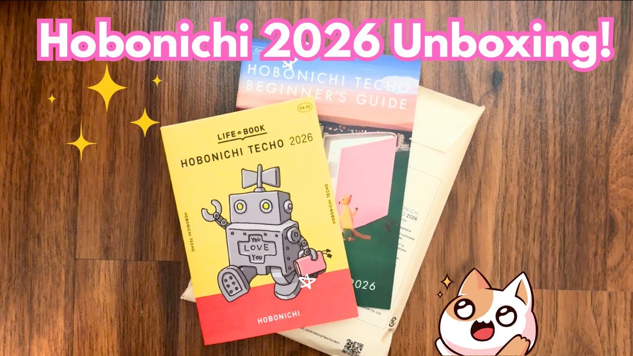 2026 Hobonichi Unboxing!! #plannercommunity