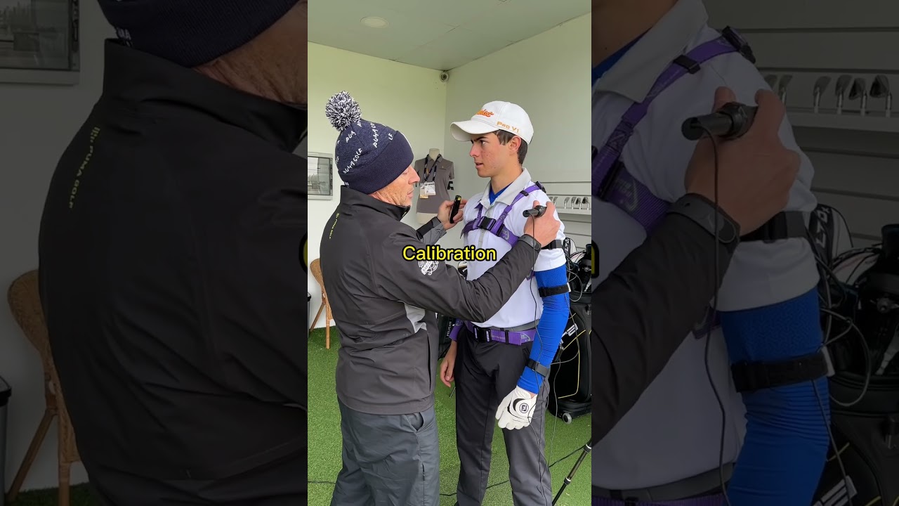 At @barcelonagolfacademy we use the best technology for improve the golf swing #golfbiodynamics