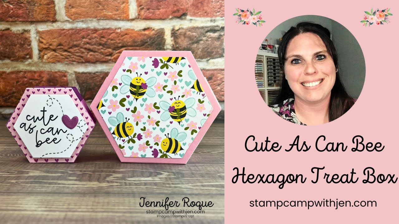 Cute As Can Bee Hexagon Treat Box