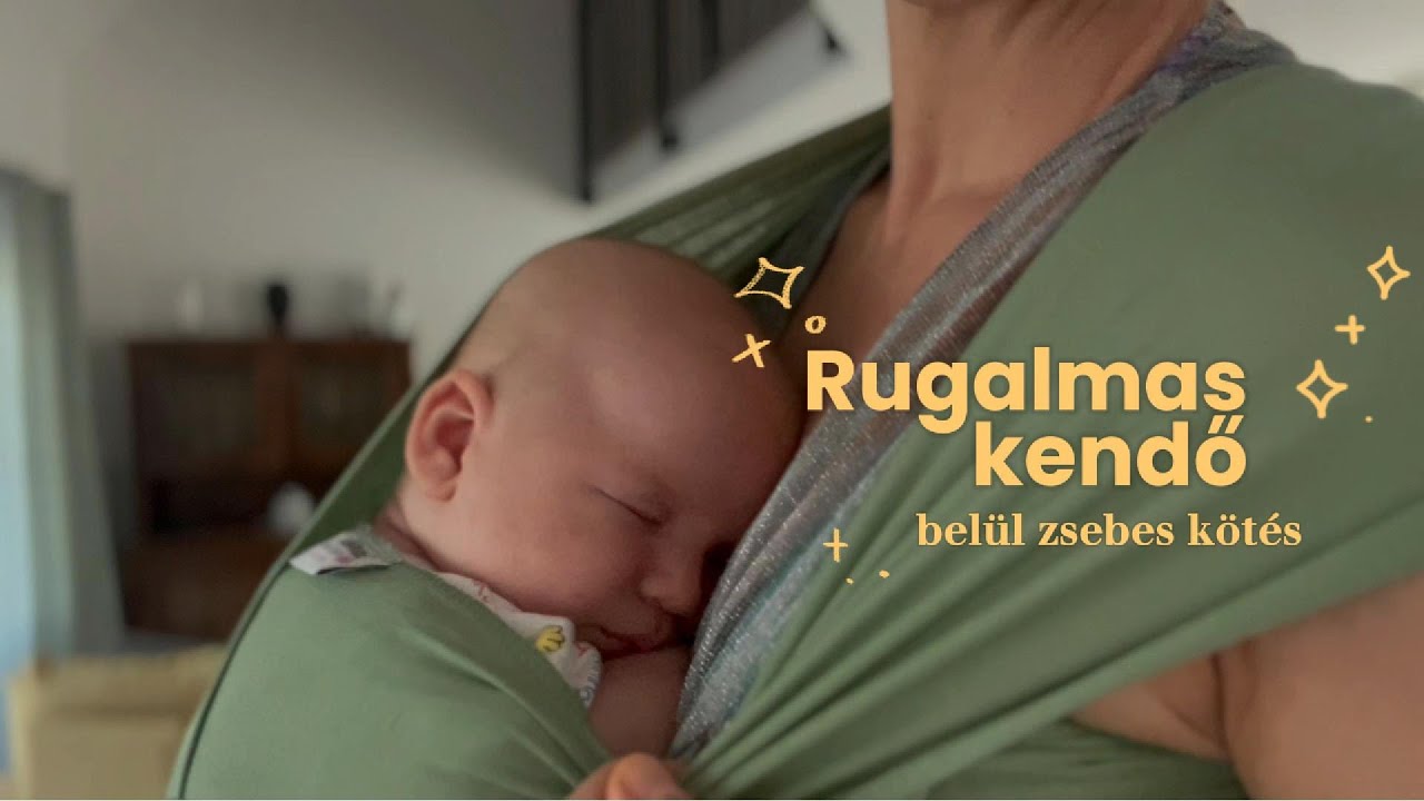 &Iacute;gy k&ouml;sd meg: Liliputi&reg; Rugalmas Hordoz&oacute;kendő bel&uuml;l zsebes k&ouml;t&eacute;s