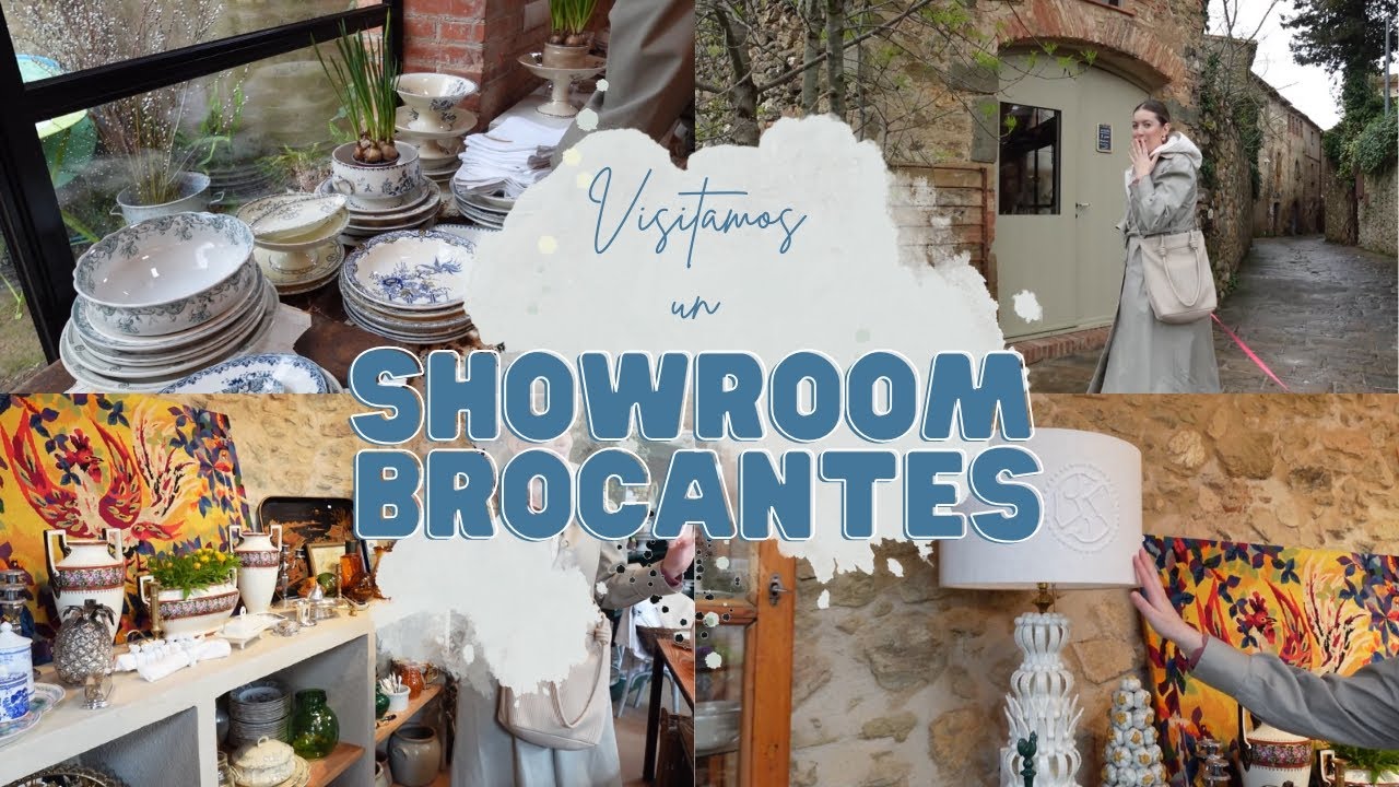 VISITAMOS UN SHOWROOM DE BROCANTES | Vajillas ANTIGUAS | TESOROS 🍽️