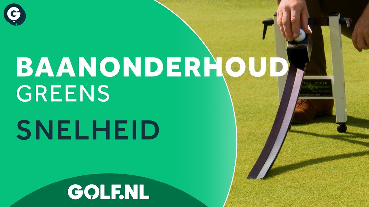 Greens en stimp: sneller is niet beter!