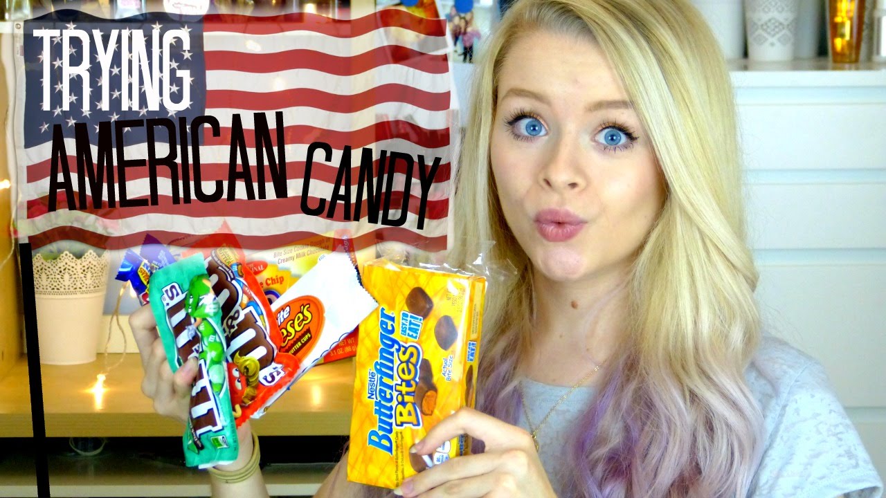 British Girl Trying AMERICAN CANDY! | sophdoesnails