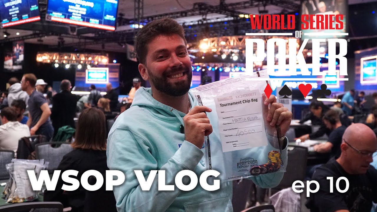 VINCO POT da 170k al DAY2 del MAIN EVENT♠️ Day 10 WSOP VLOG ♠️