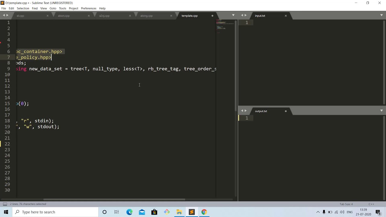 How to use policy based data structures by configuring mingw for competitive programming?
