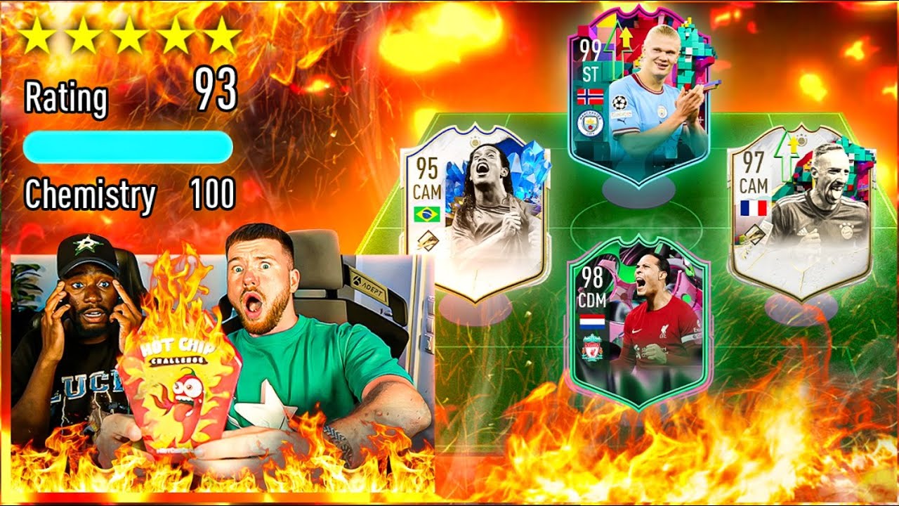 Wer muss SCHÄRFSTEN CHIP DER WELT ESSEN 🔥🔥 FUT DRAFT CHALLENGE FIFA 23