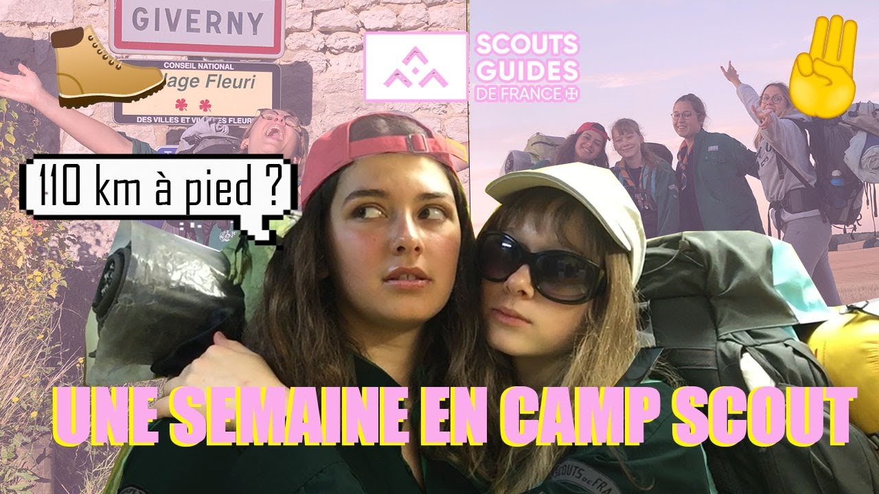 je vlog une semaine en camp scout ;) SGDF vibes