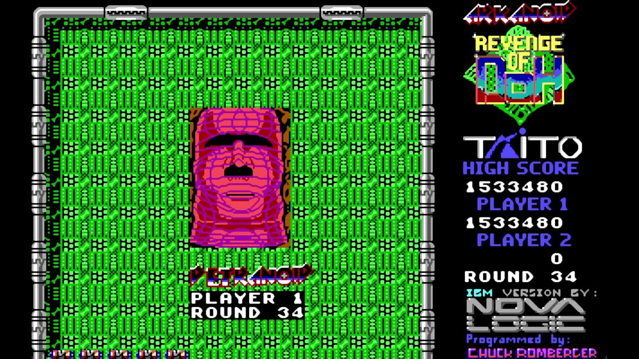 Playing DOS Game - Arkanoid: Revenge of Doh (Finish)