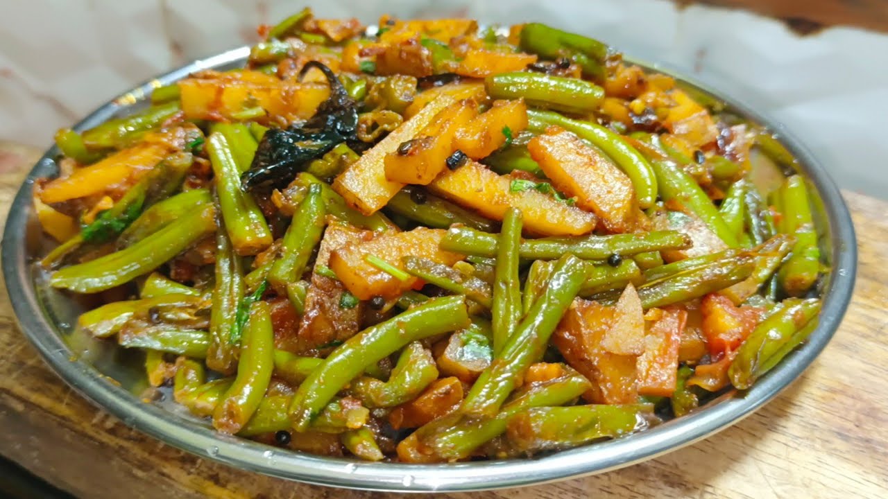 Beans Aloo Ki Sukhi Sabji Kaise Banaen  |Beans Aalu Ki Sabji  |आलू बीन्स की मसालादार सब्जी |
