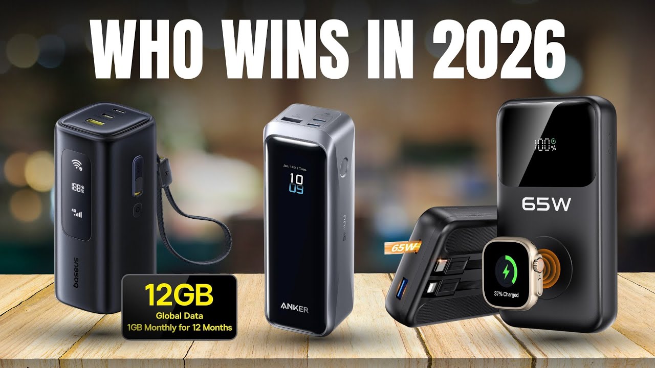 5 Best Power Banks of 2026 (Tested & Reviewed)