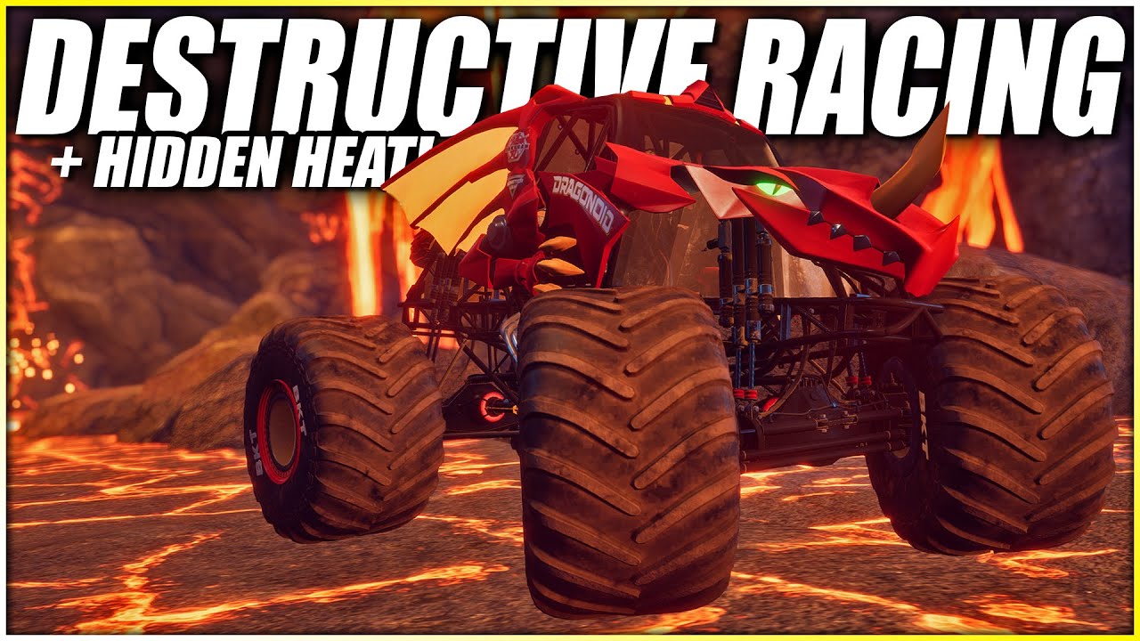 Jumping INTO THE FIRE in The WORLD CAREER! (Monster Jam Steel Titans 2)