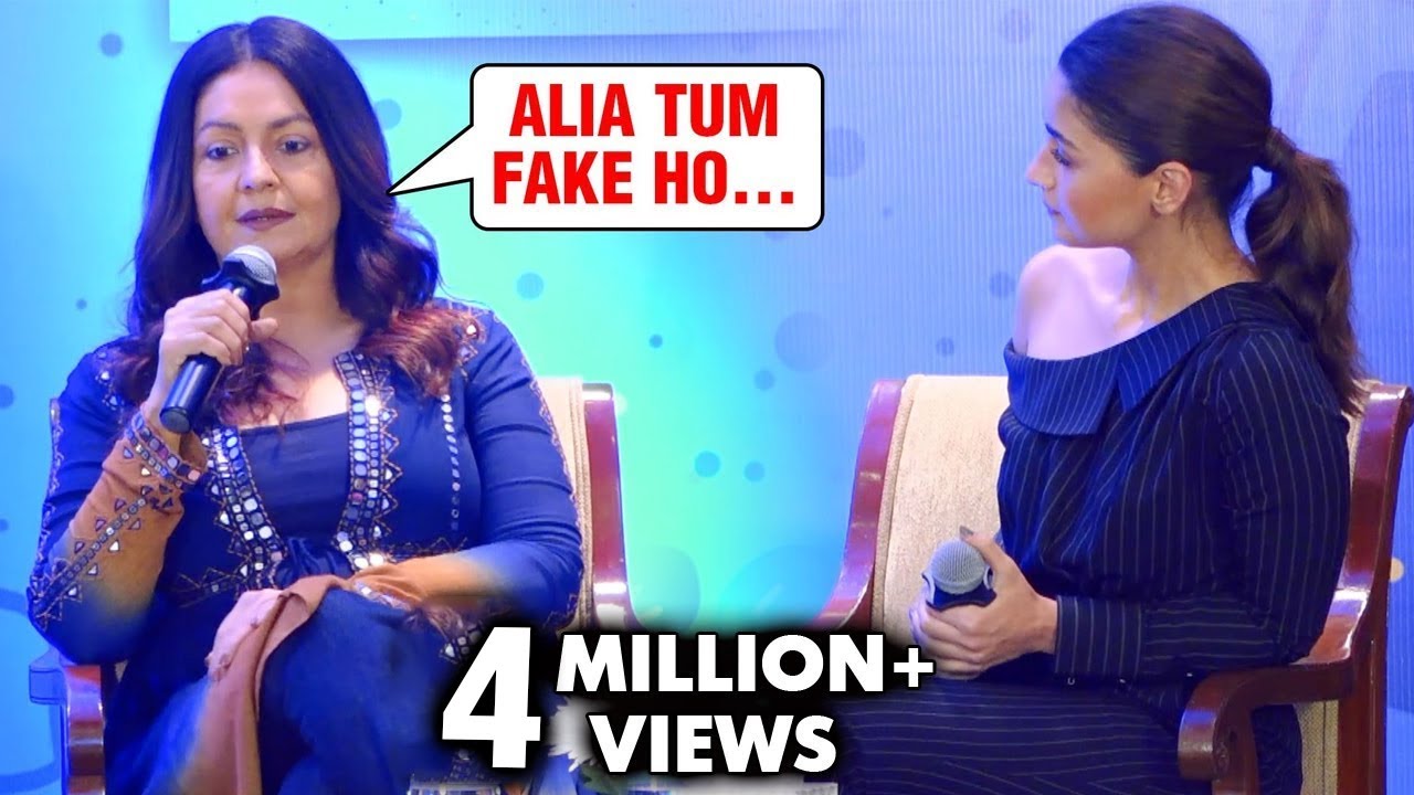 Pooja Bhatt Calls Alia Bhatt And Bollywood Stars Fake | Shaheen Bhatt Book Launch