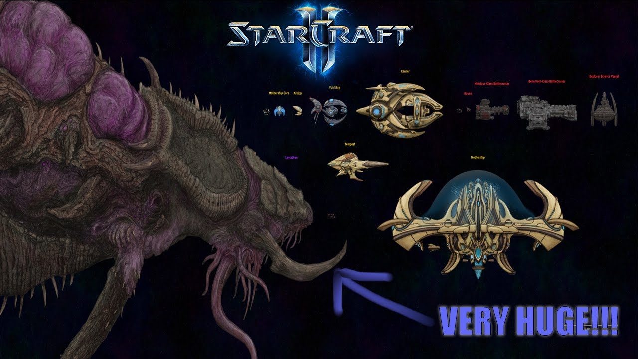 🔴Реальный размер юнитов ● Starcraft II Legacy of the Void: Real Scale Mod #1