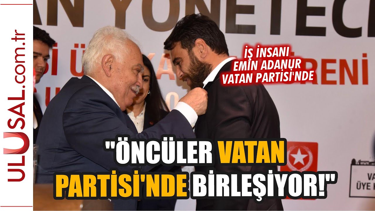 Bursa'da Emin Adanur ve y&uuml;zlerce vatandaş Vatan Partisi'ne katıldı