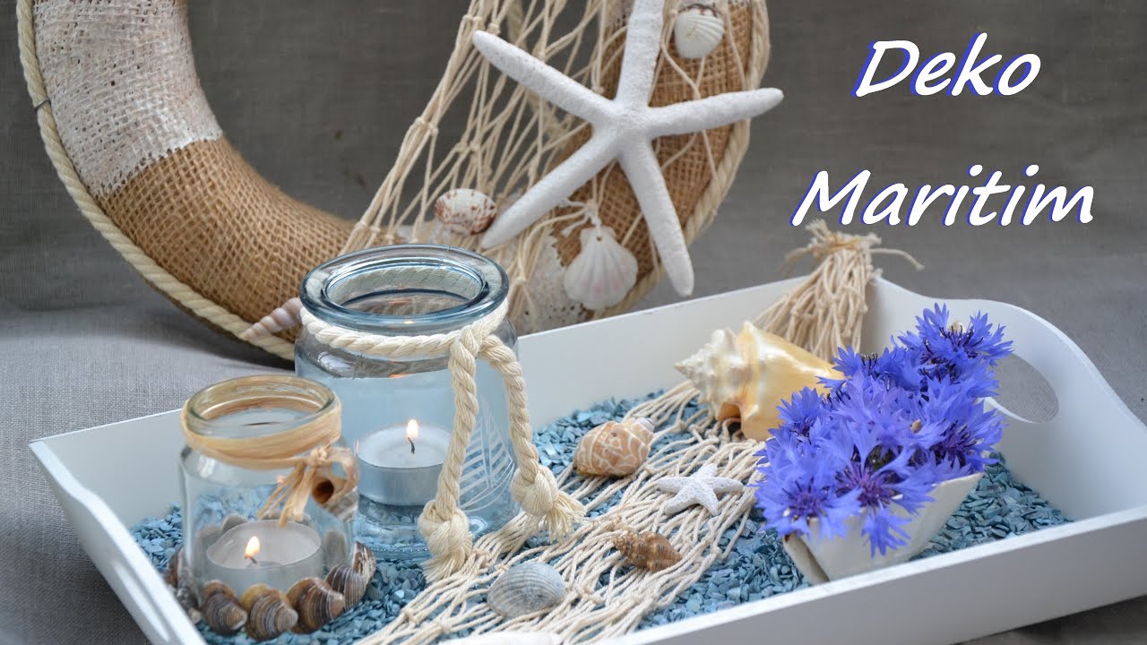 Maritime Sommer Deko * 3 Varianten * Schnell und  Kreativ * Recycling DIY