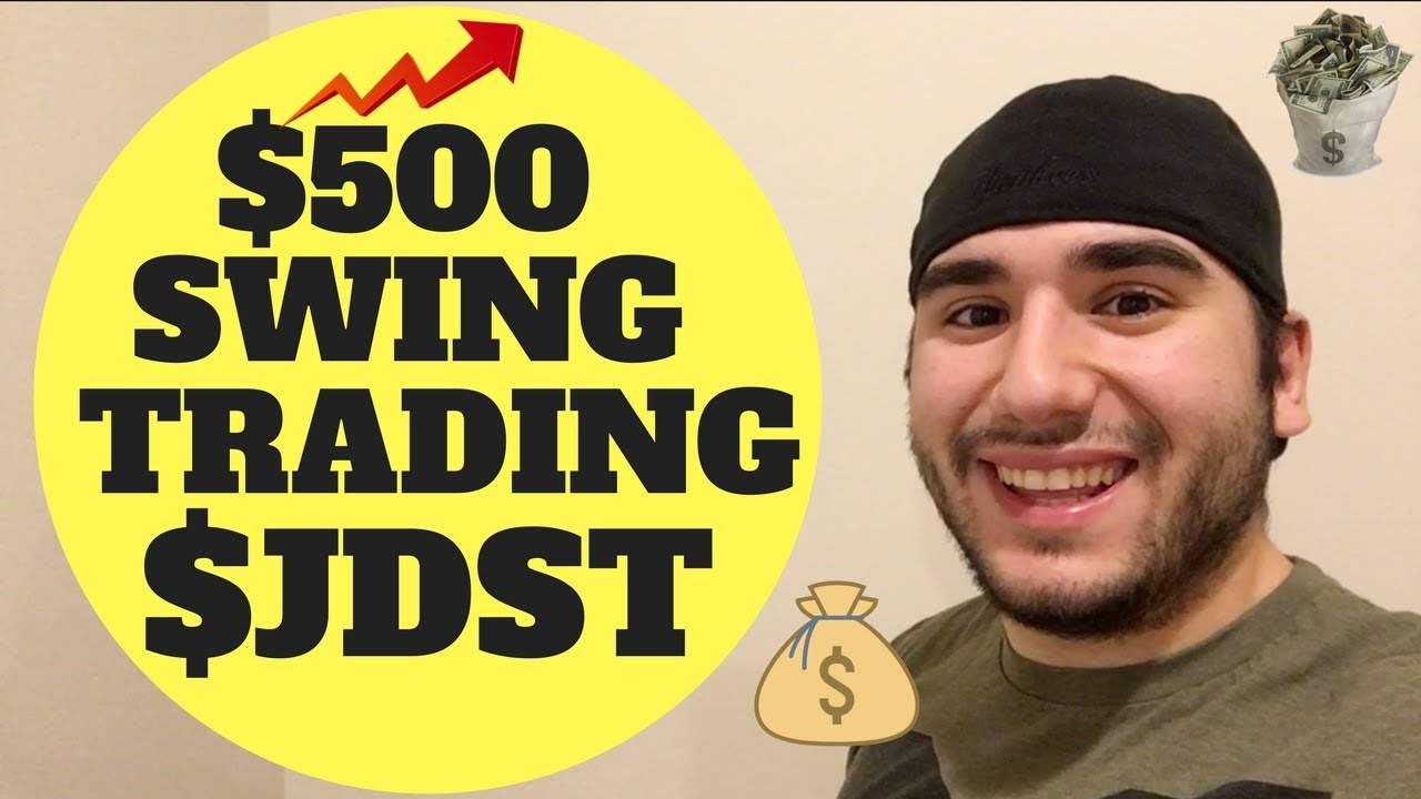 How I Made $500 Today Trading $JDST | Swing Trading For Beginners