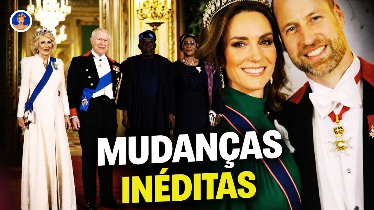 BANQUETE DE ESTADO REVELA MUDAN&Ccedil;AS IN&Eacute;DITAS NA FAM&Iacute;LIA REAL.