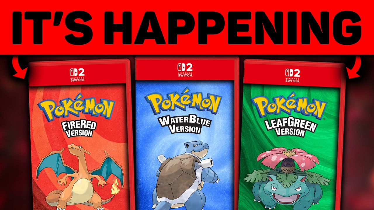 Классические игры Pokémon скоро появятся на Switch 2.