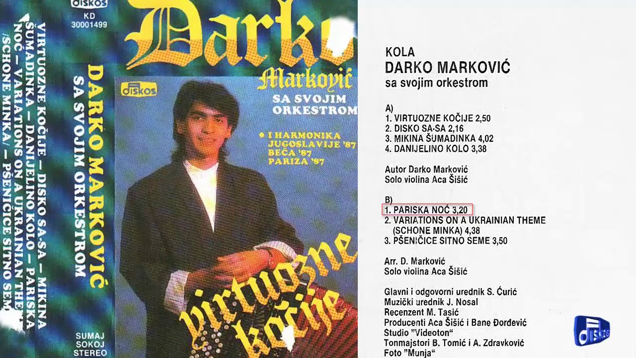 Darko Markovic - Kola - (Audio 1988) - CEO ALBUM