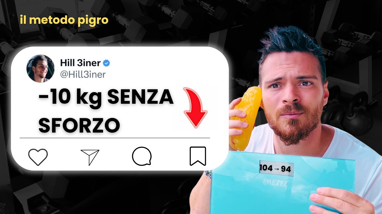 Il Metodo Più Pigro (ma Efficace) per Perdere 10 Kg Senza Contare le Calorie