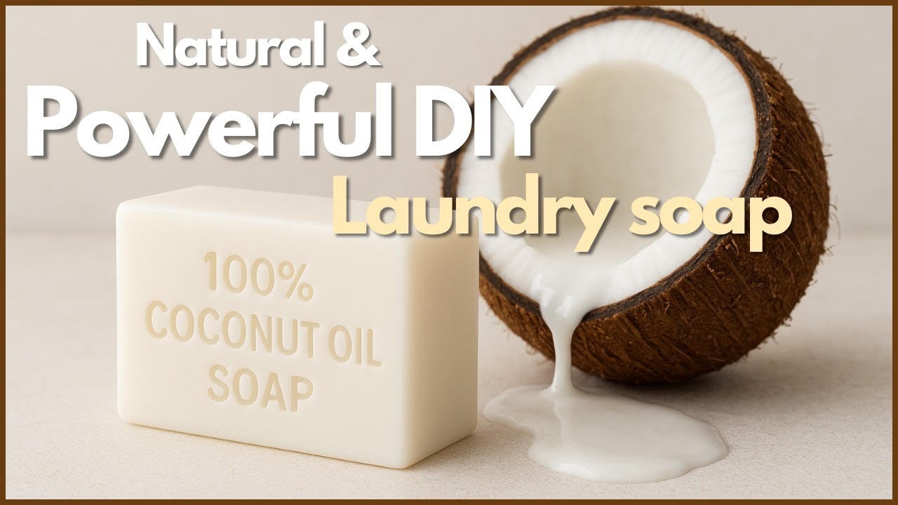The Only Soap You Need! DIY Natural Coconut Soap Tutorial