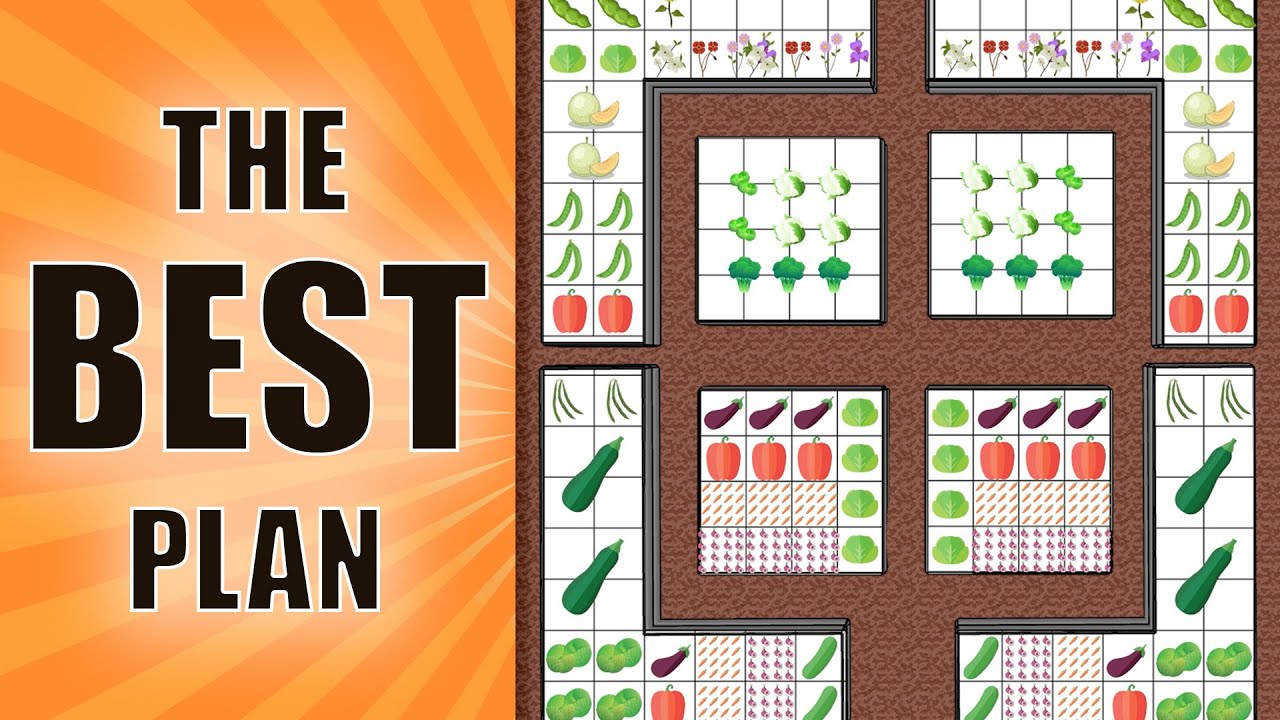 THE BEST Square Foot Garden PLAN - NEW & IMPROVED LAYOUT FOR 2020