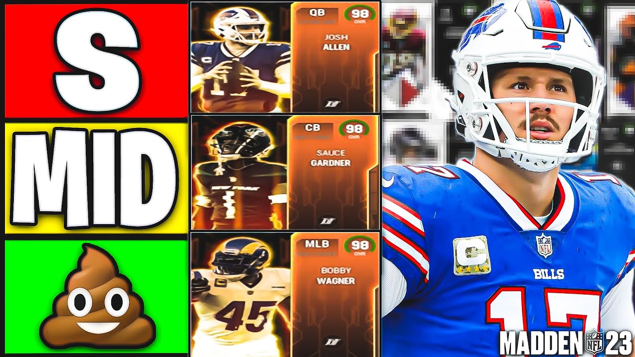 *NEW* RANKING THE BEST TEAM OF THE YEAR CARDS IN MADDEN 23! MADDEN 23 Ultimate Team Tier List