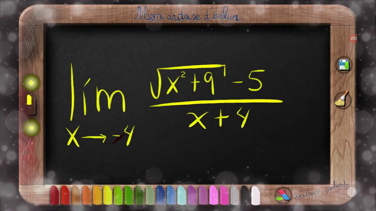 límite sqrt{x^2 + 9} / x-4