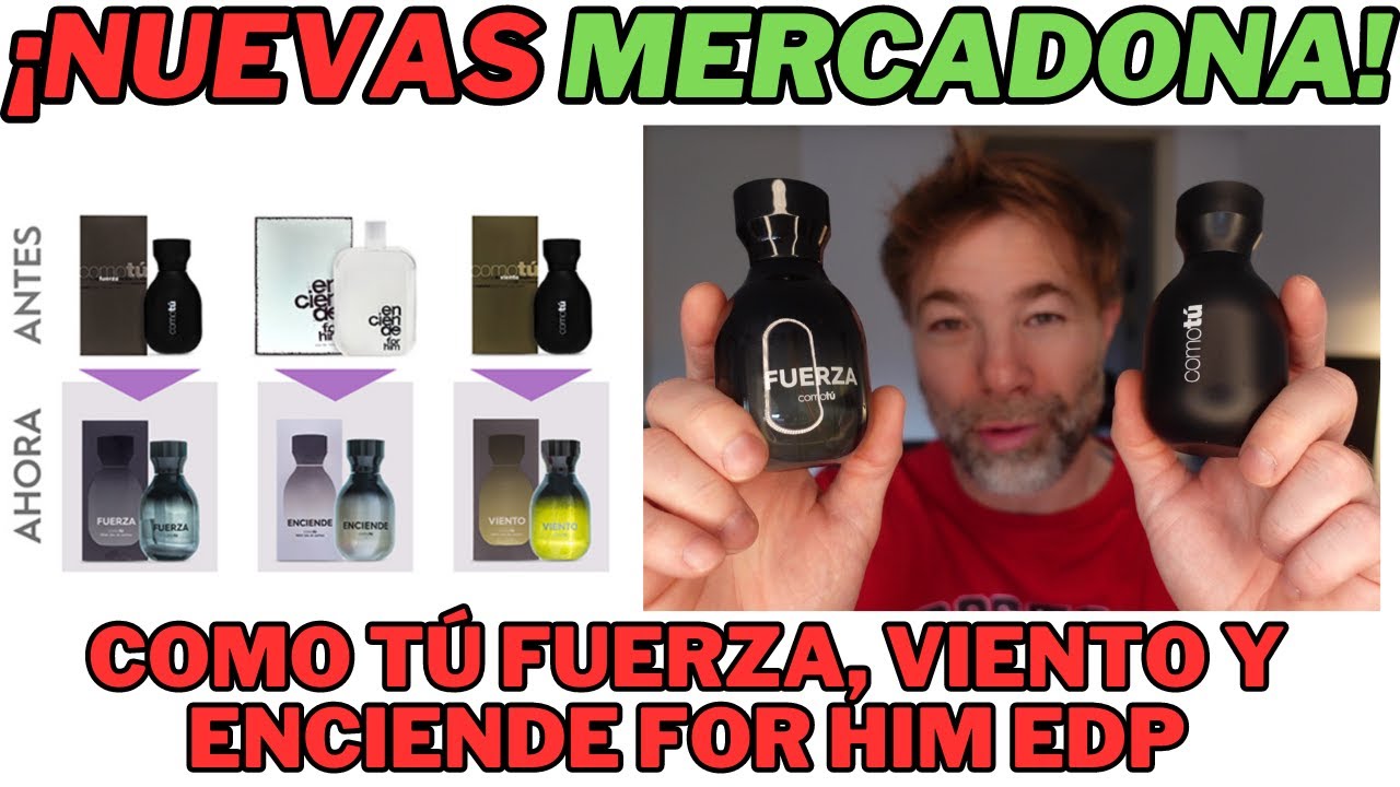 ¡Nuevos Perfumes Mercadona! Como Tu Fuerza, Viento y Enciende for Him! 💥