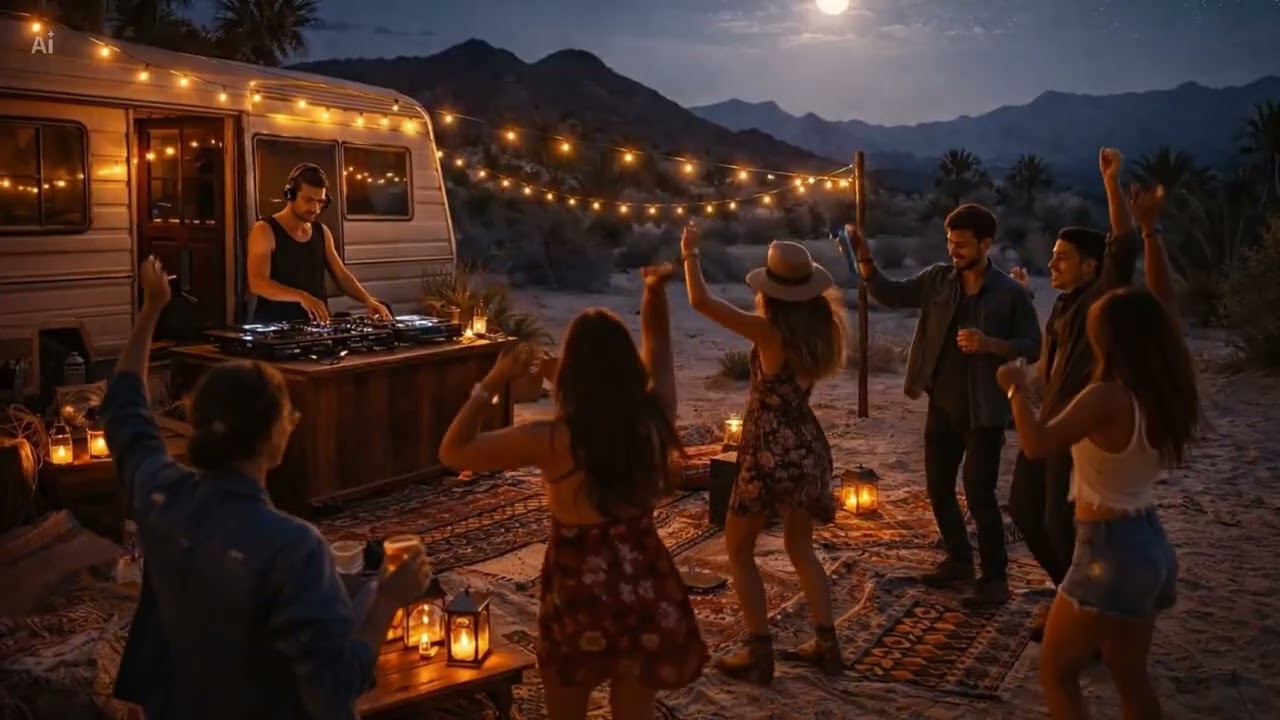 Desert House Party Set (4 HOUR MIX) | Deep Grooves Flow (Instrumental)