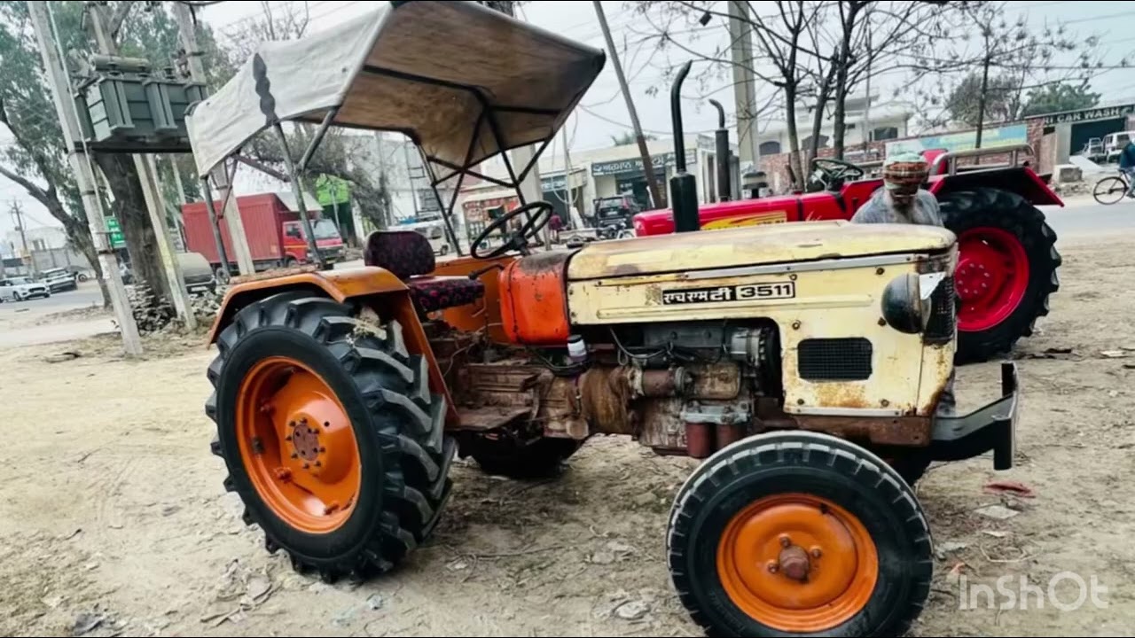 HMT 3511 Modal 90 all orijnal new tear BKT new battery Swaraj 855 model 1994 engine  double clutch 