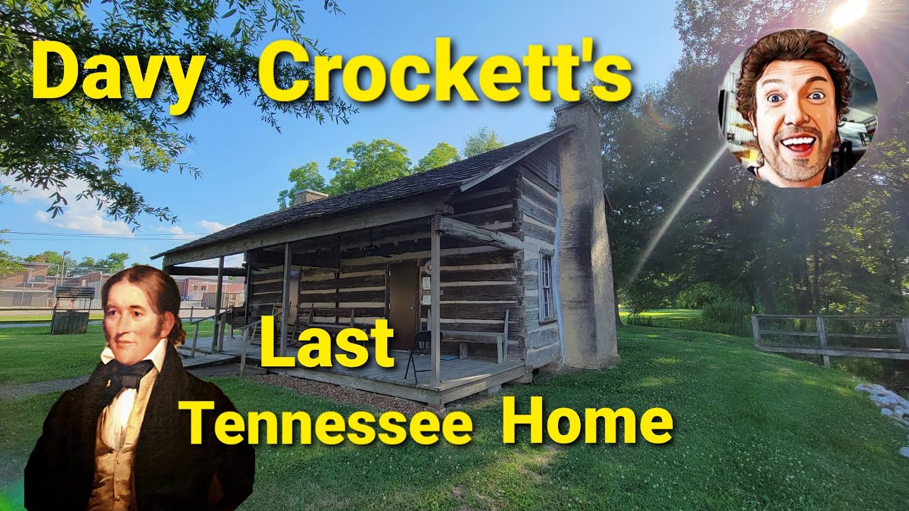 Davy Crockett's Cabin - Last Pioneer Home in Tennessee Full Tour and History of His Life.