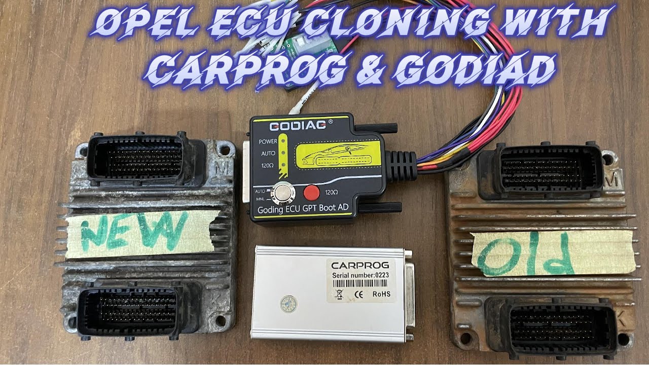 OPEL ECU CLONING WITH CARPROG AND GODIAG