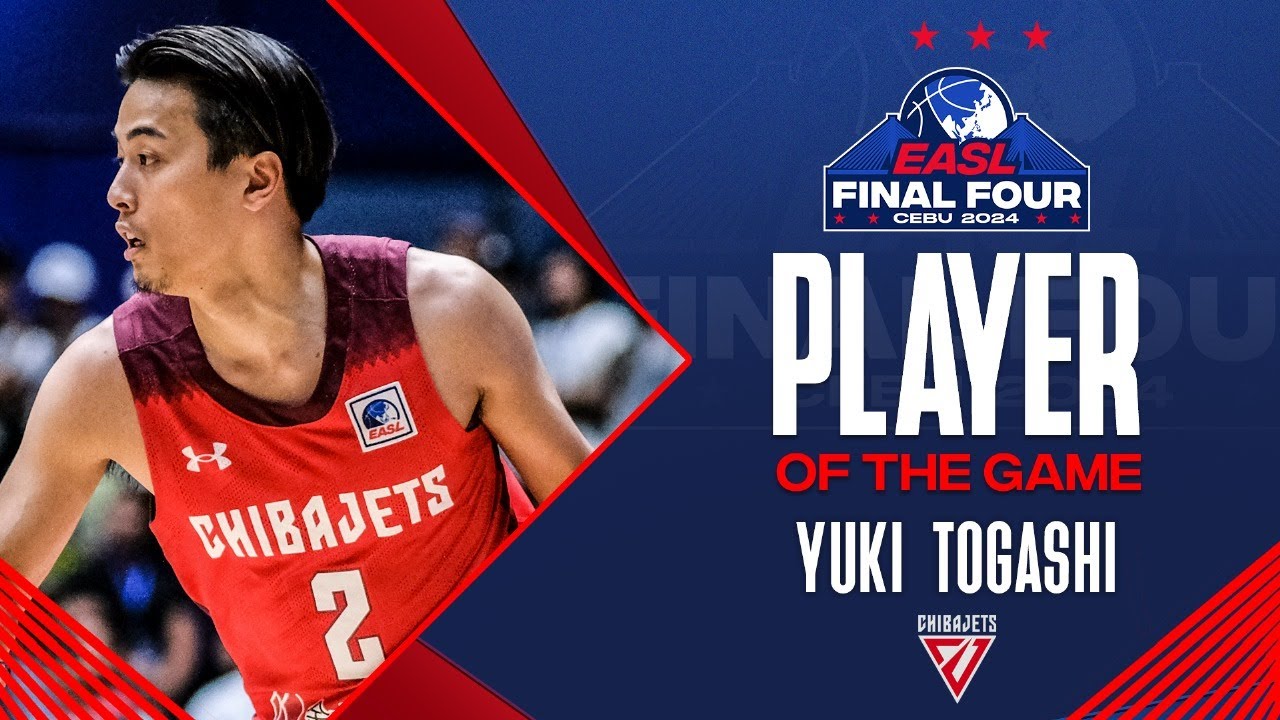 2023-24 EASL Final Four MVP: Chiba Jets' Yuki Togashi 22-Point Game vs. Seoul SK Knights