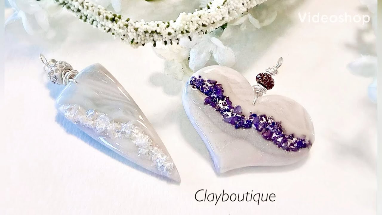 Polymer Clay’Dreamy’ Pendants