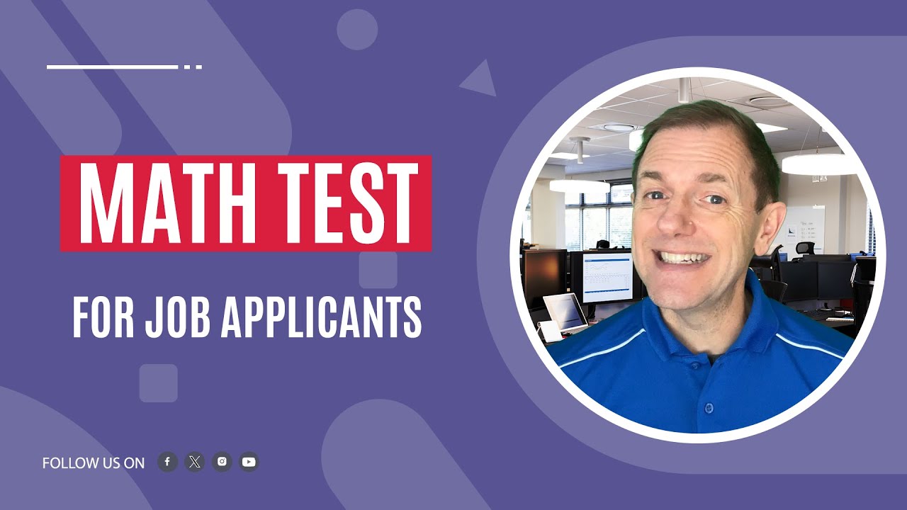 Pre-Employment Math Test for Job Applicants | Try Free