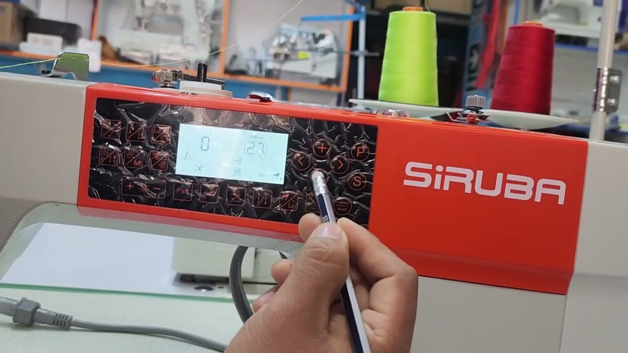 RECTA SIRUBA DL8000-BM1-16Q AUTOMATICA. MANEJO COMPLETO