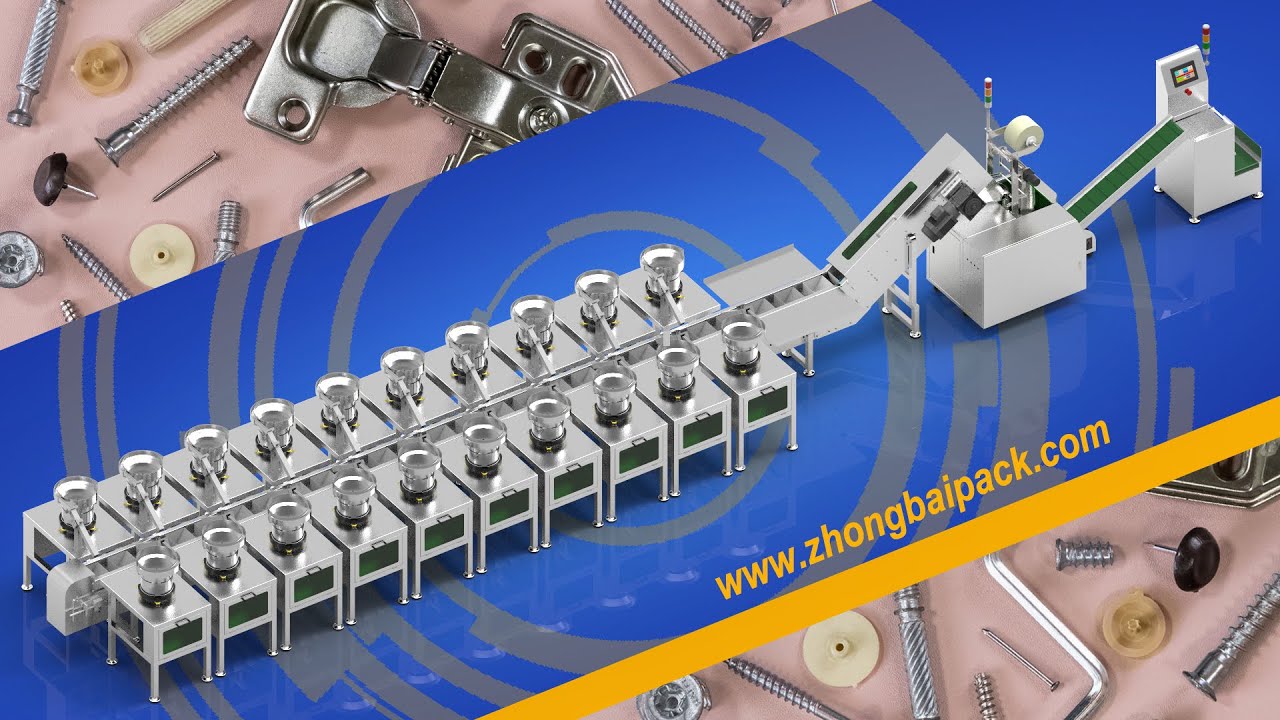 Furniture Fittings Accessories Hardware Packing Machine Line