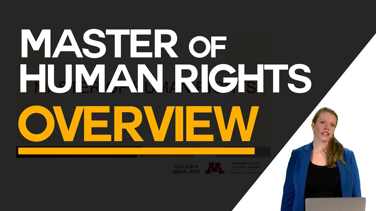 Master of Human Rights Overview