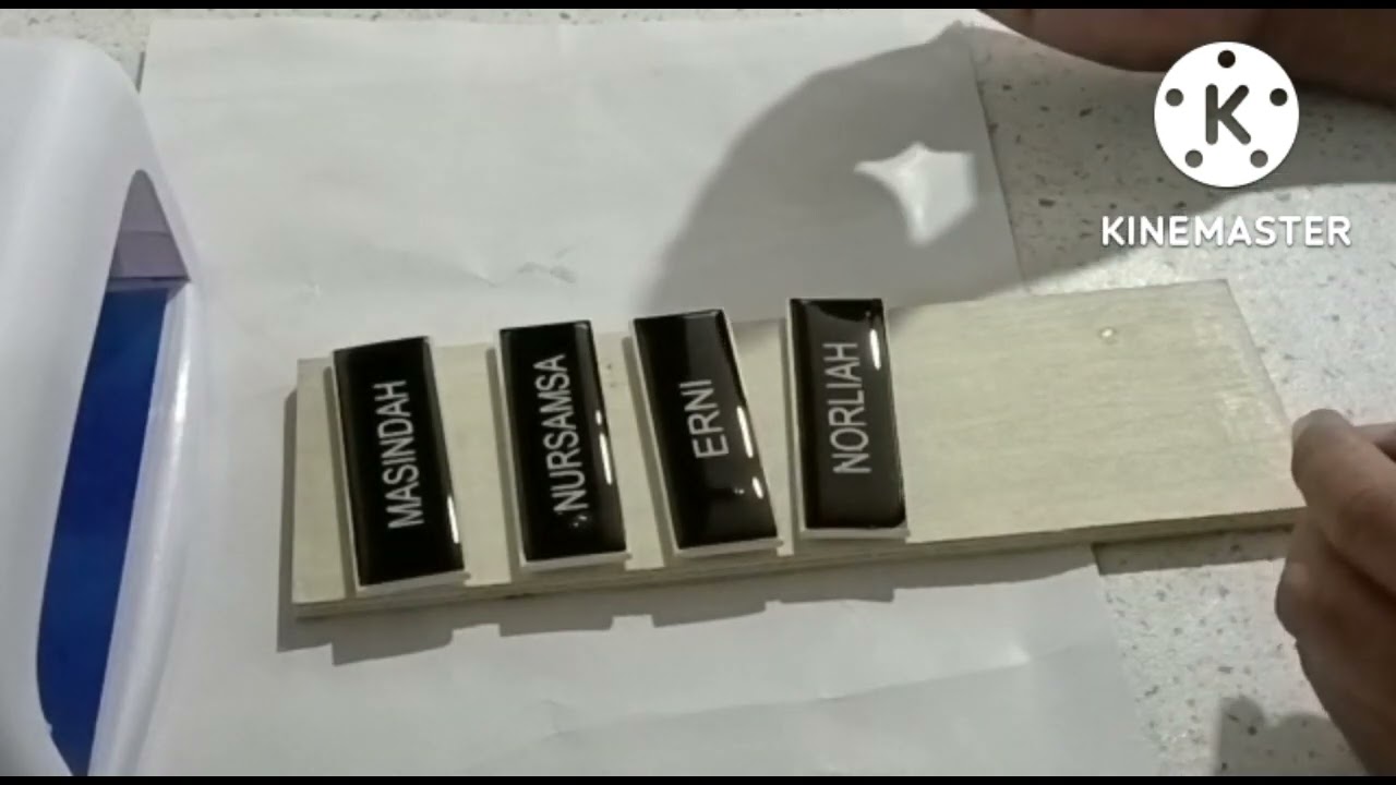 Nametag epoxy