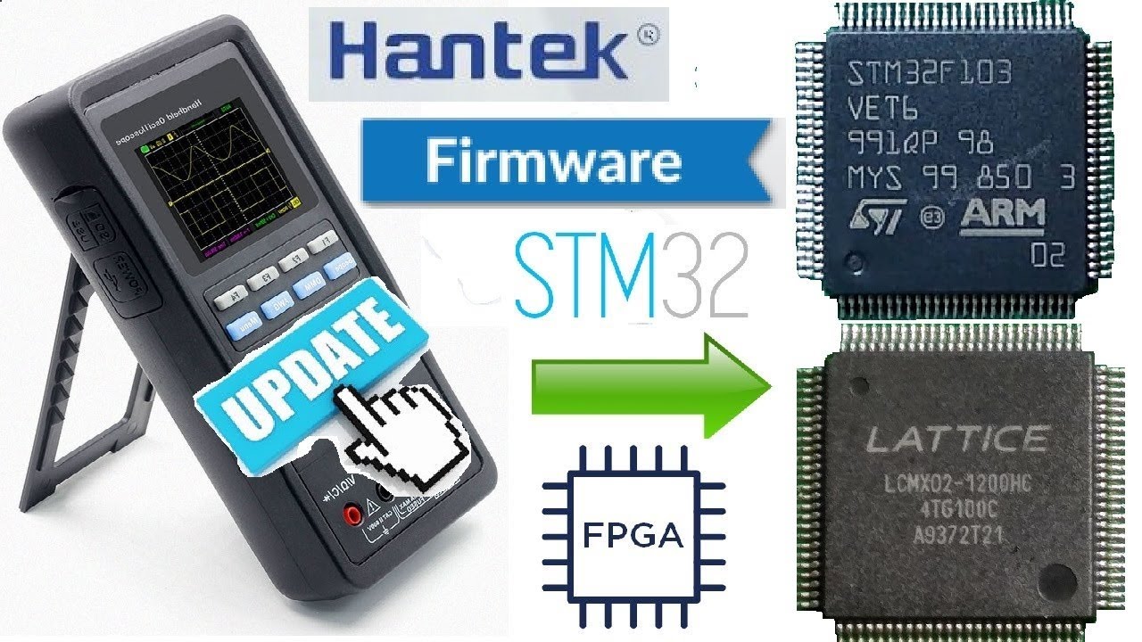 Обновление прошивки STM32 и FPGA в осциллографе hantek 2C42(2d42) 2C72(2D72) через  DFU режим